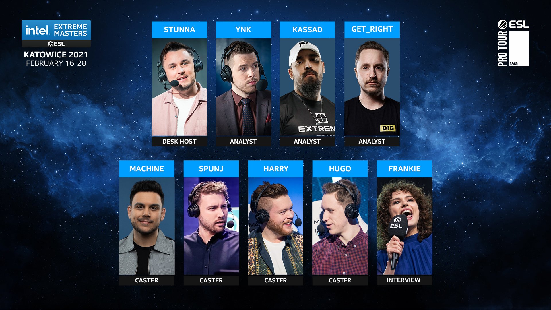 IEM Katowice 2021 talent line-up announced, GeT RiGhT on Analyst Desk